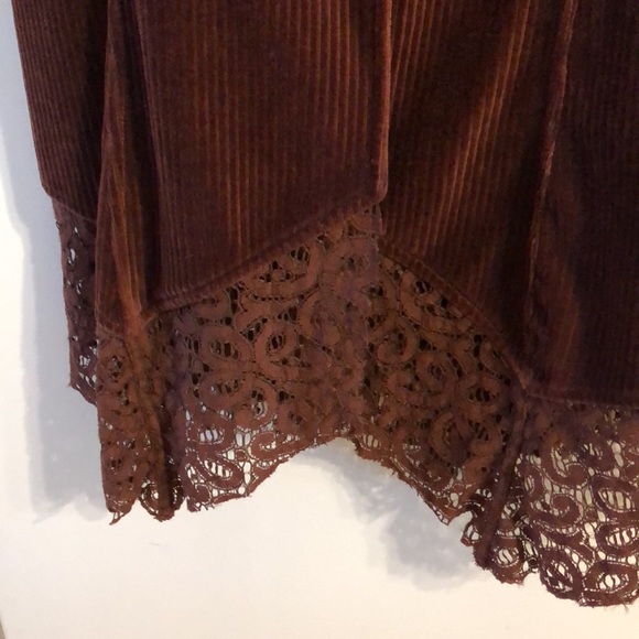 Chocolate brown XS corduroy jacket or jacket dress - Picture 4 of 8